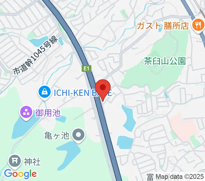 アリヨシミュージックハウスの地図