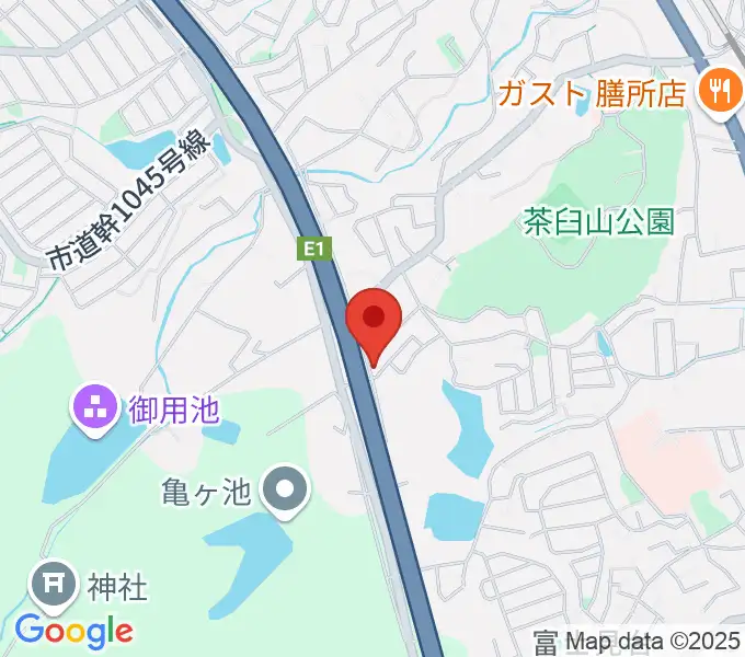 アリヨシミュージックハウスの地図