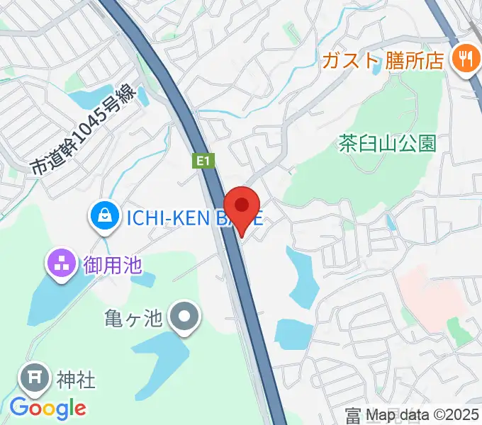 アリヨシミュージックハウスの地図
