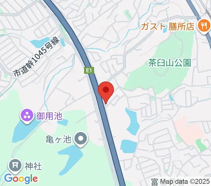 アリヨシミュージックハウスの地図