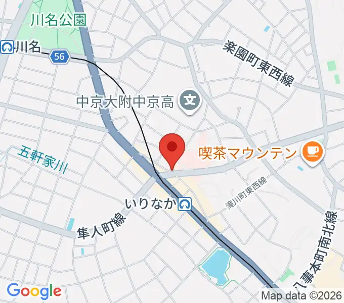みどり楽器・名古屋の地図