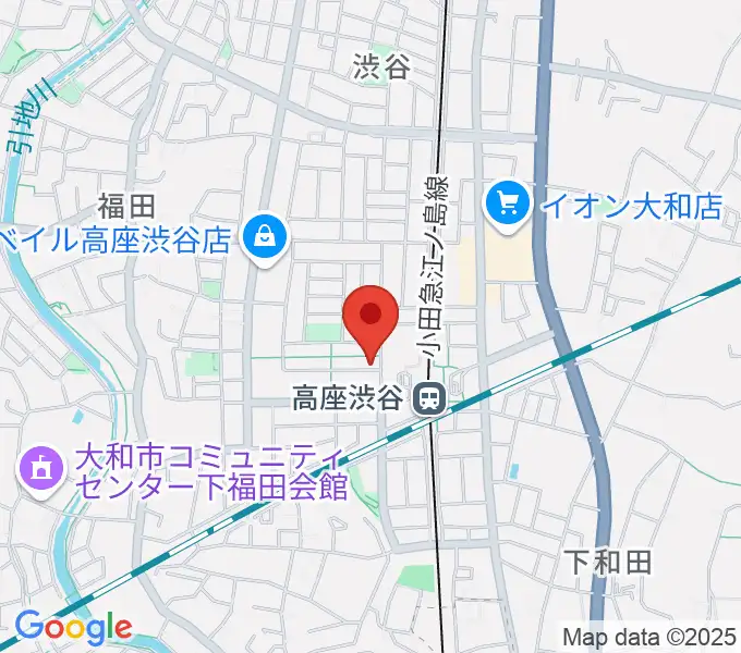 高座渋谷センター ヤマハミュージックの地図