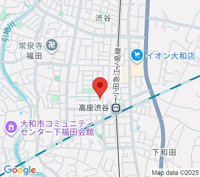 高座渋谷センター ヤマハミュージックの地図