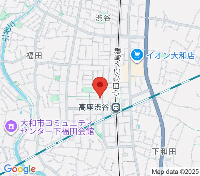 高座渋谷センター ヤマハミュージックの地図