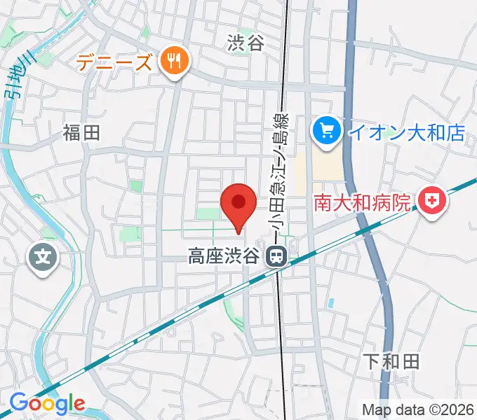 高座渋谷センター ヤマハミュージックの地図