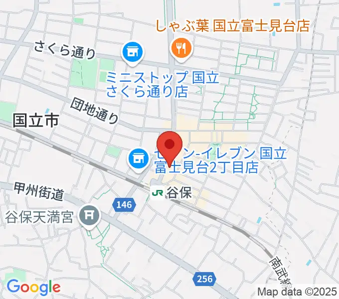 谷保センター ヤマハミュージックの地図