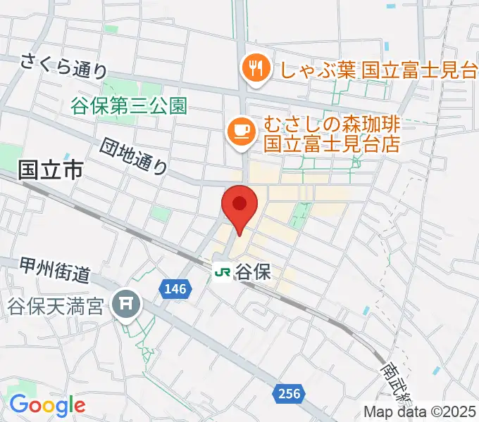 谷保センター ヤマハミュージックの地図