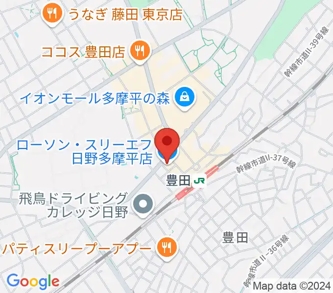 宮地楽器 豊田センターの地図