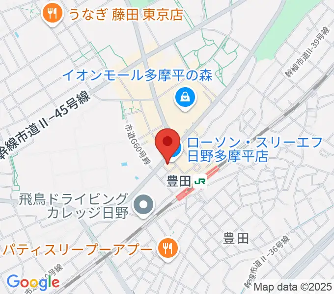 宮地楽器 豊田センターの地図