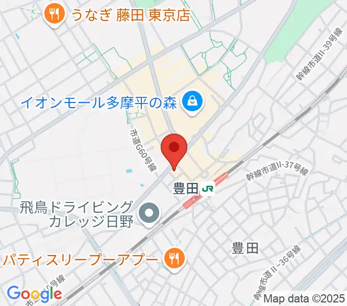 宮地楽器 豊田センターの地図