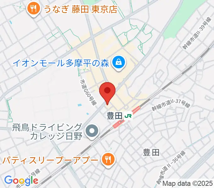 宮地楽器 豊田センターの地図