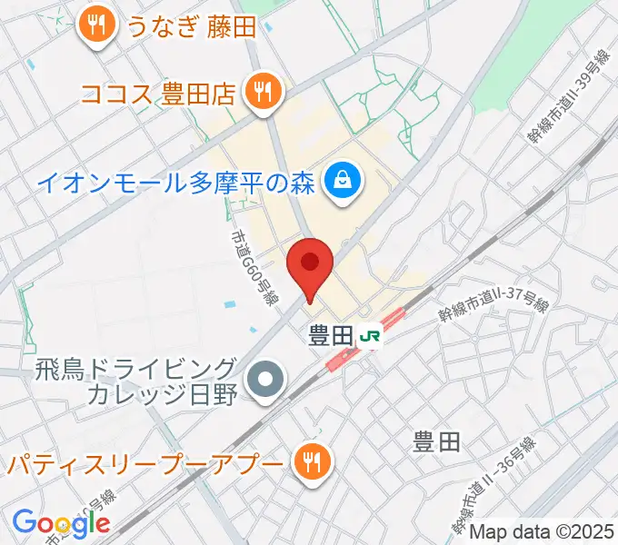 宮地楽器 豊田センターの地図