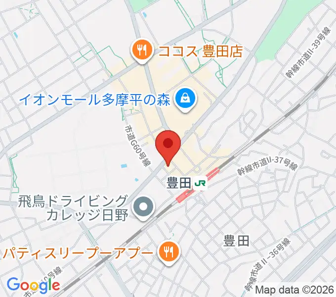 宮地楽器 豊田センターの地図