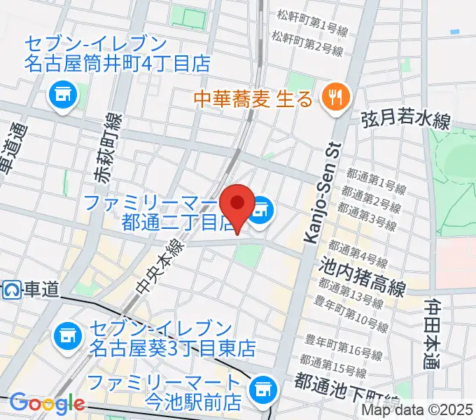 植村楽器の地図