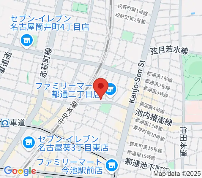 植村楽器の地図