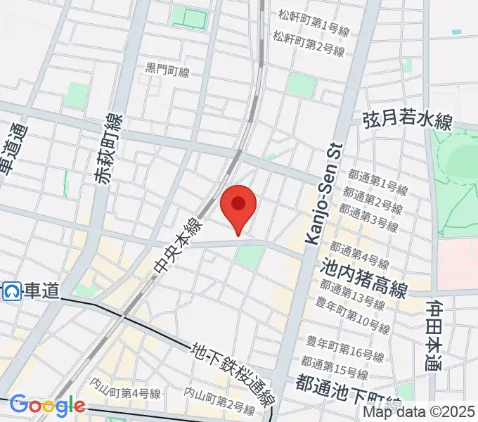 植村楽器の地図