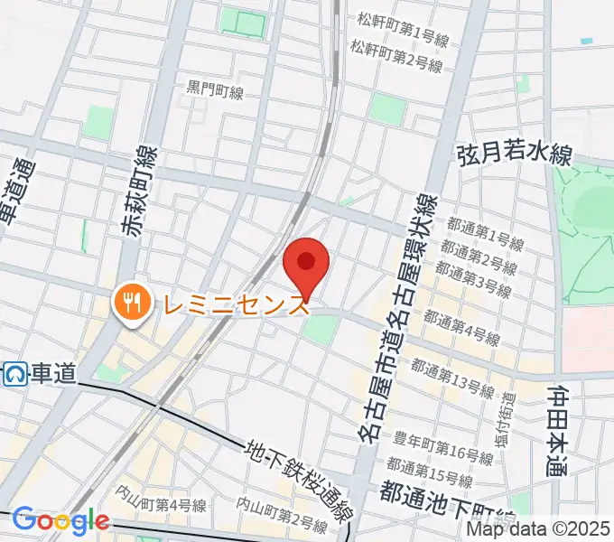 植村楽器の地図