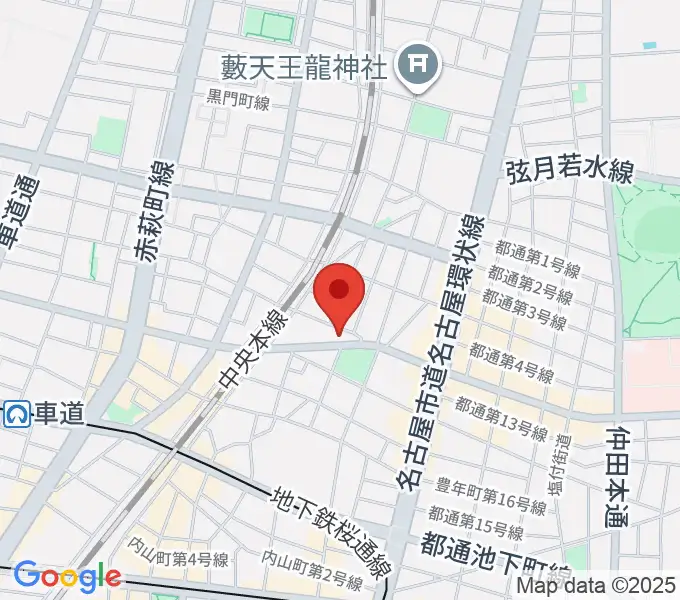 植村楽器の地図