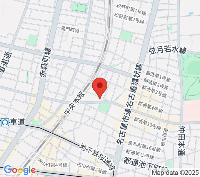 植村楽器の地図