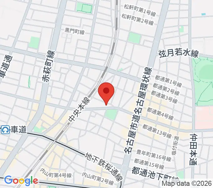 植村楽器の地図