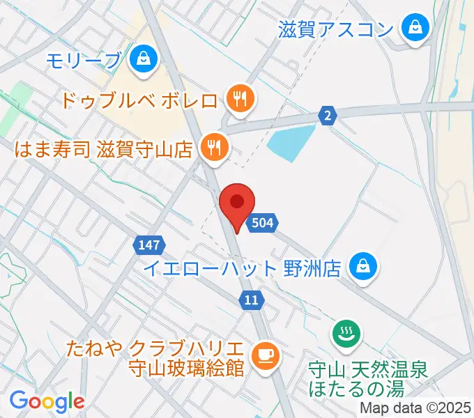 青い鳥音楽学園の地図