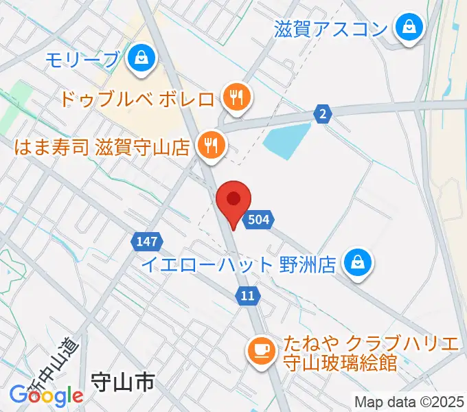 青い鳥音楽学園の地図