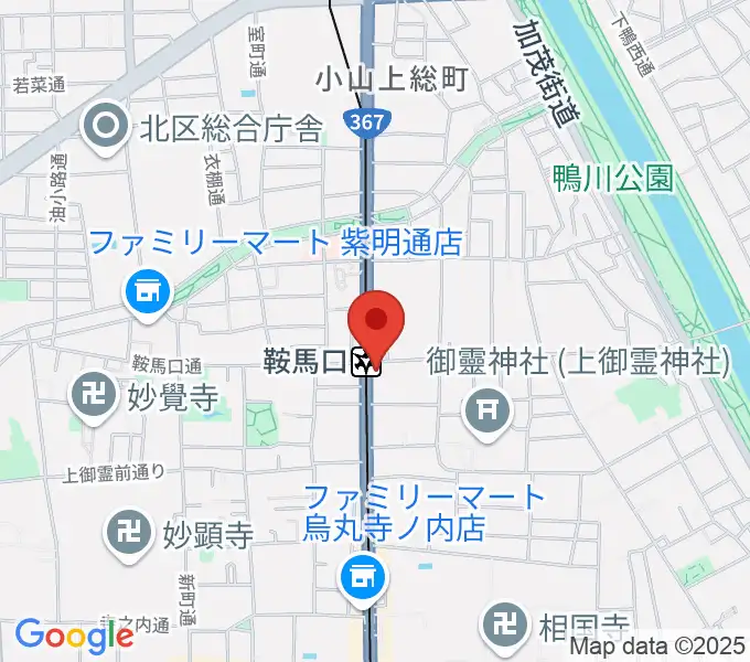 一木楽器の地図