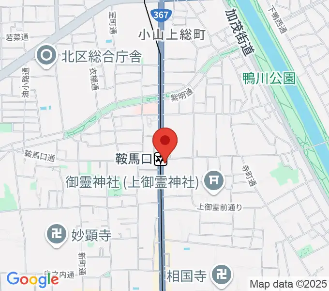 一木楽器の地図