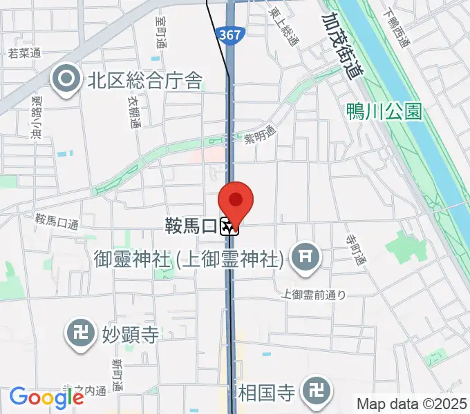 一木楽器の地図