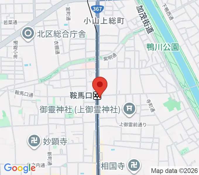 一木楽器の地図