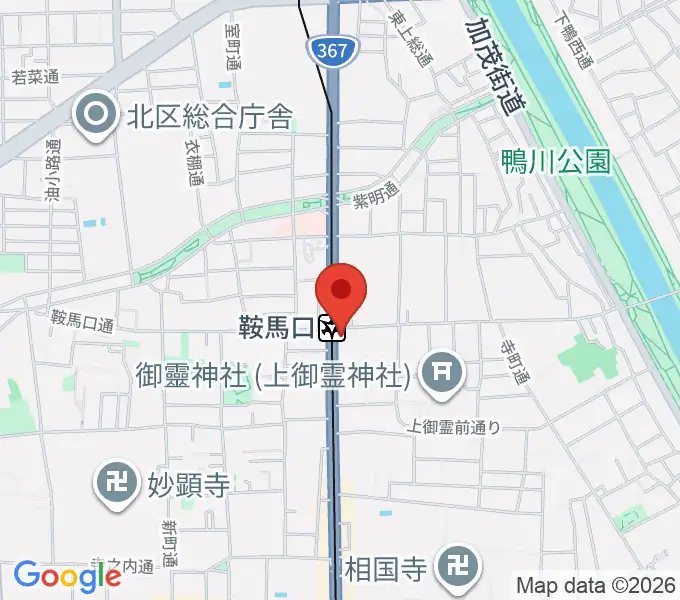 一木楽器の地図