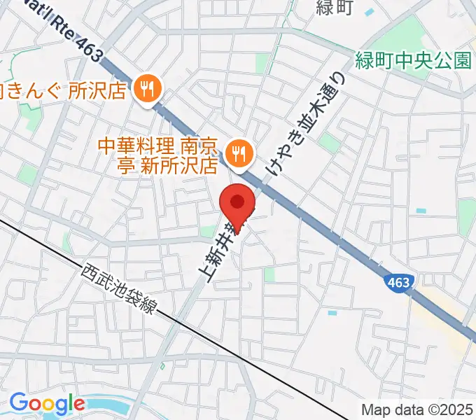 ユニスタイル小手指 ヤマハミュージックの地図