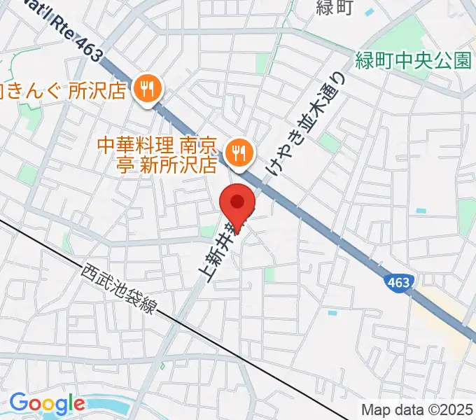 ユニスタイル小手指 ヤマハミュージックの地図
