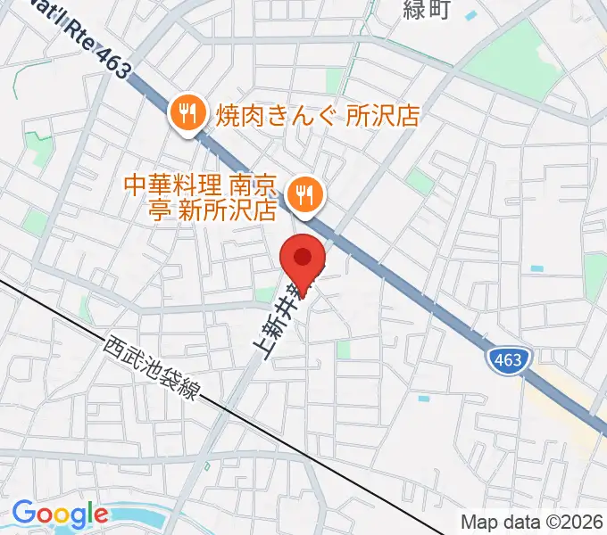 ユニスタイル小手指 ヤマハミュージックの地図