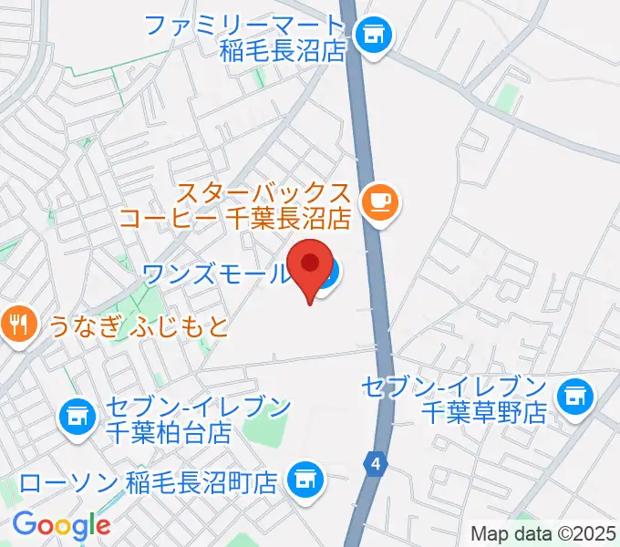 ワンズモールセンター ヤマハミュージックの地図