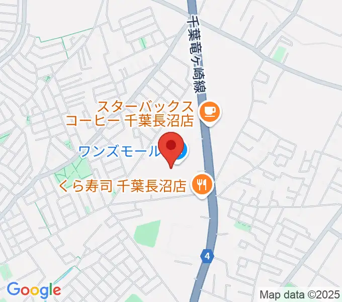 ワンズモールセンター ヤマハミュージックの地図