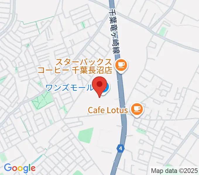ワンズモールセンター ヤマハミュージックの地図