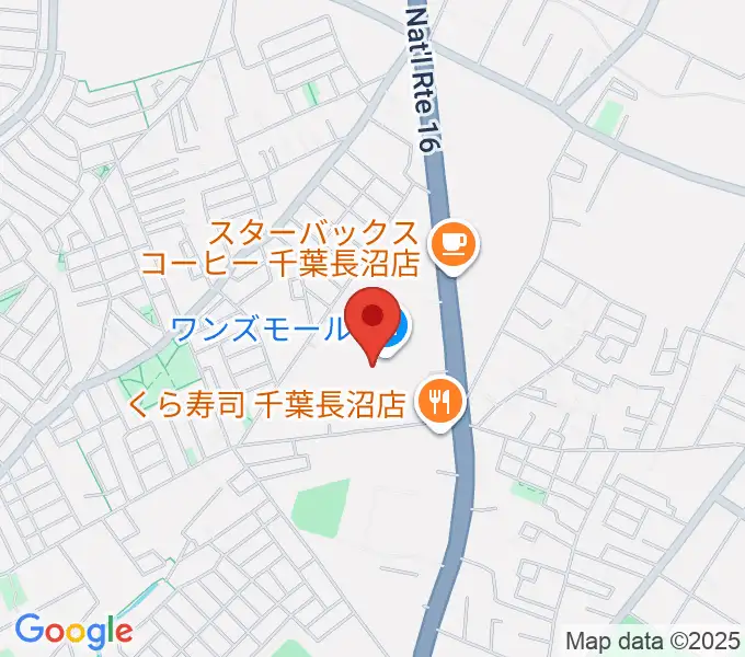 ワンズモールセンター ヤマハミュージックの地図