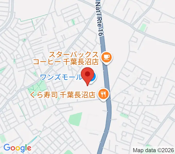ワンズモールセンター ヤマハミュージックの地図