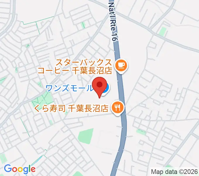 ワンズモールセンター ヤマハミュージックの地図