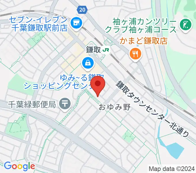 ユニスタイル鎌取 ヤマハミュージックの地図