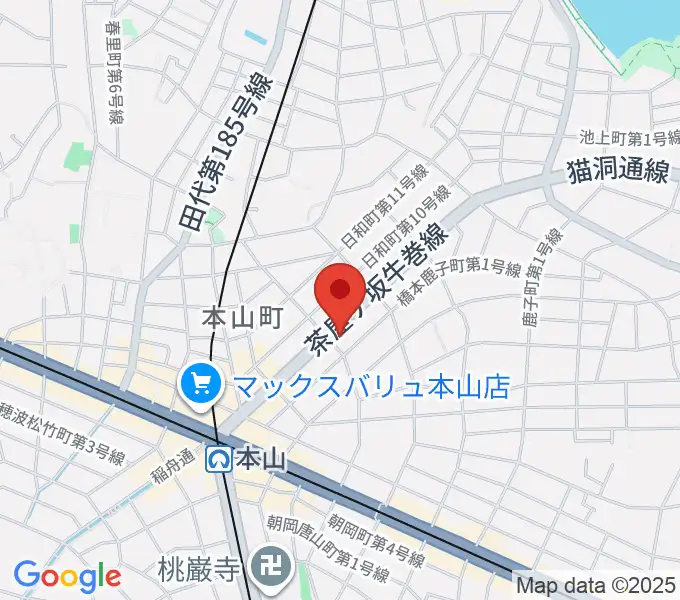 RMSおかだ音楽教室の地図