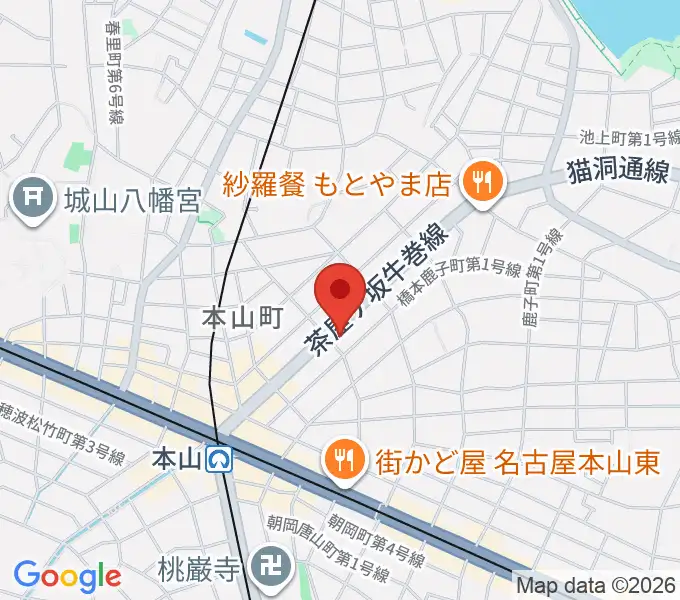 RMSおかだ音楽教室の地図