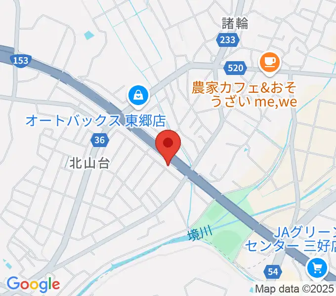 S.ホール レ・マーニの地図