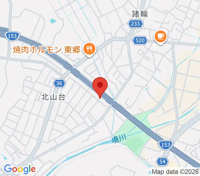 S.ホール レ・マーニの地図