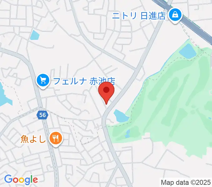 ポワンポワンスタジオ日進校の地図
