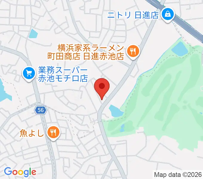 ポワンポワンスタジオ日進校の地図