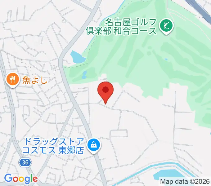 ポワンポワンリトミック教室の地図