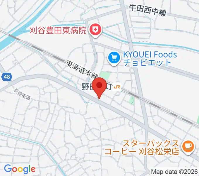 リズムHouse リトミック&ピアノ教室の地図