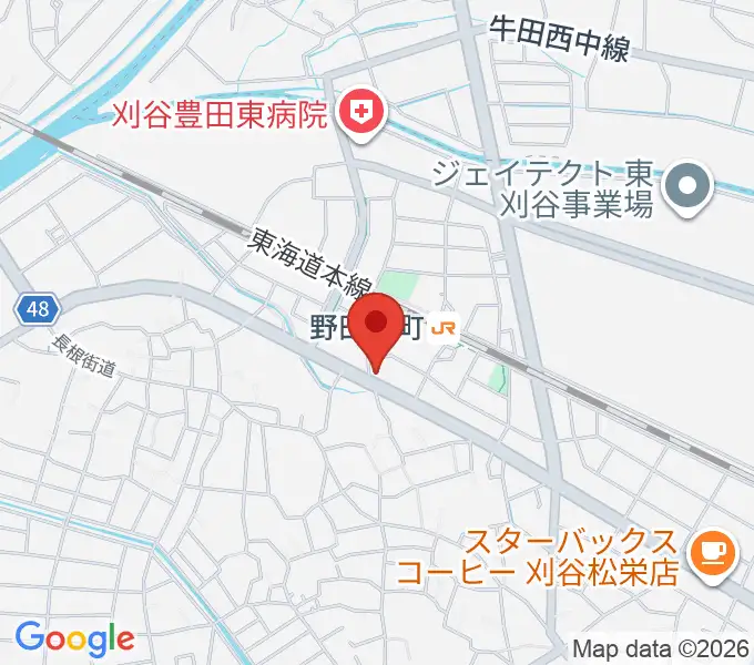 リズムHouse リトミック&ピアノ教室の地図